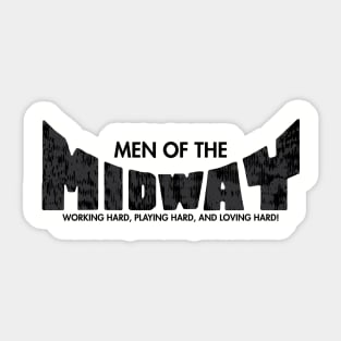 black Men Of The Midway Sticker